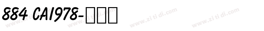 884 CAI978字体转换
